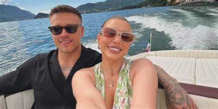 Alex Bowen with his ex girlfriend Vicky Pattison